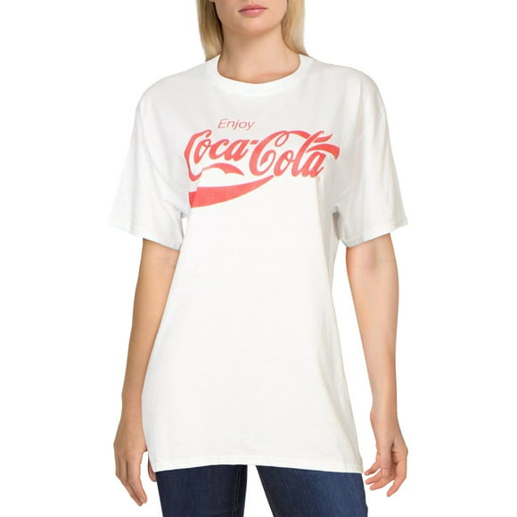 Coca-Cola Junior Charcoal Bottle Logo Shirt Size S Inv#J 